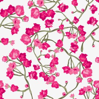 情人节红色花朵底纹免抠