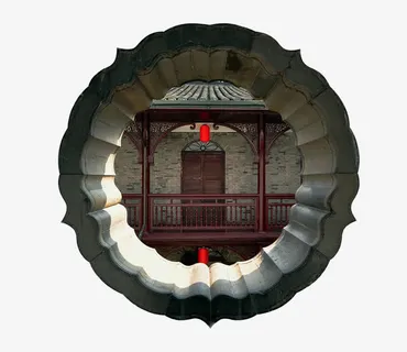 中式园林窗户免抠 中式园林窗户免抠