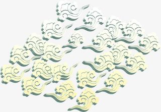 古典手绘云纹祥云免抠