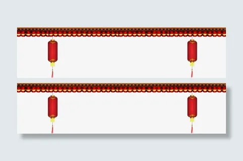 双十一屋檐灯笼免抠