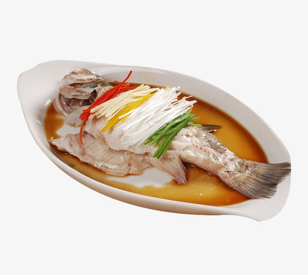 葱油海鲈鱼免抠