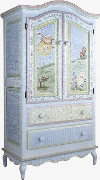 复古衣柜图片免抠