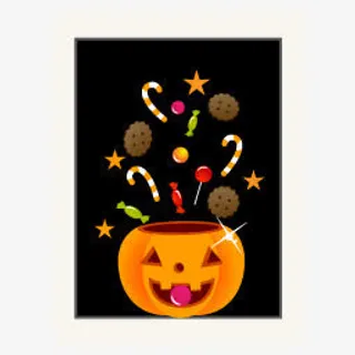 邮票糖南瓜图标免抠