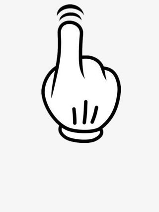 创意手指头免抠