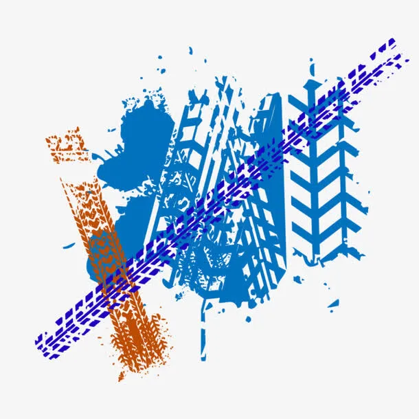 轮胎印图案免抠