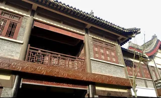 横梁建筑房屋免抠