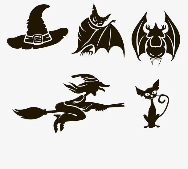 万圣节元素素材免抠