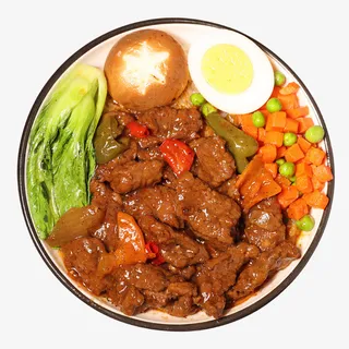 德克萨斯黑椒牛肉套餐饭免抠