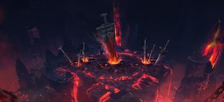 火焰练剑背景装饰高清