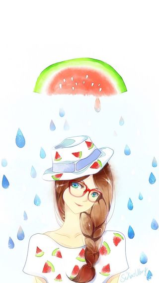 简约文艺动漫夏日H5背景高清