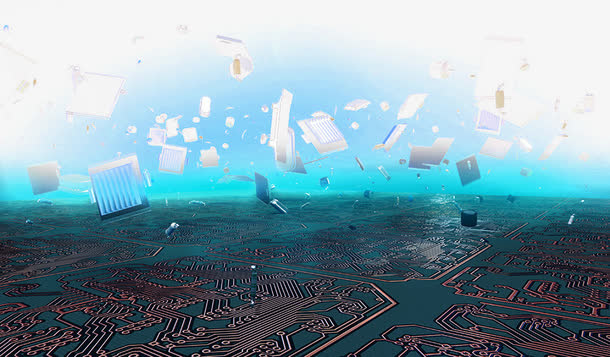 科技感装饰素材免抠