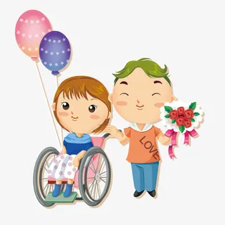 手捧鲜花的夫妻免抠