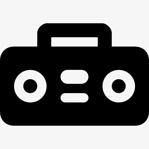 复古的音乐播放器图标免抠