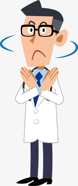 卡通医生元素免抠
