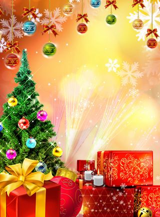 商场超市圣诞节平安夜促销海报高清