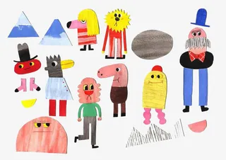 儿童插画人物免抠