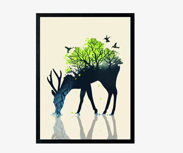 北欧风格装饰挂画免抠