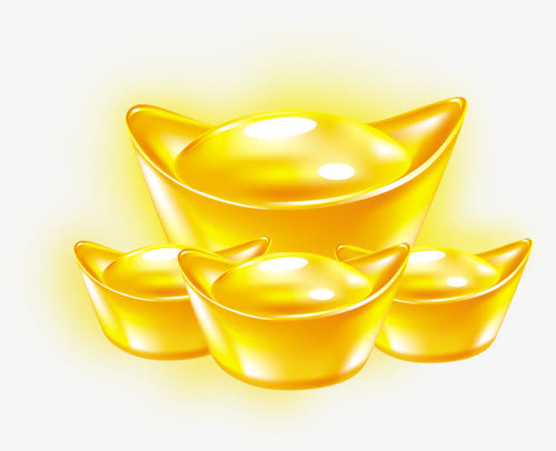 金色元宝图片免抠