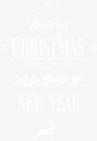 白色圣诞节麋鹿标签免抠