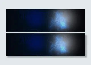 炫酷商务蓝色黑色雷电高清