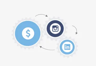 轮轴箭头转换ppt图表免抠