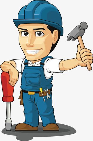 电工  工人免抠