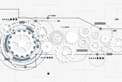 精美齿轮背景矢量