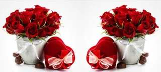 唯美玫瑰花巧克力海报背景