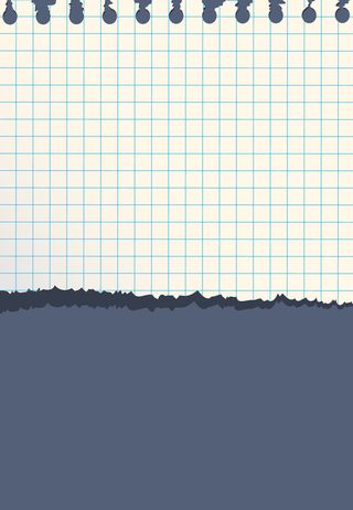 空白格子纸张撕痕裂痕褶皱封面背景高清