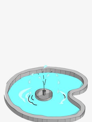 卡通的泳池免抠