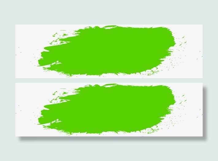 绿色荧光笔刷矢量图免抠