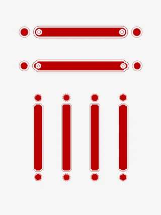 中国风装饰边框标题框矢量元素免抠