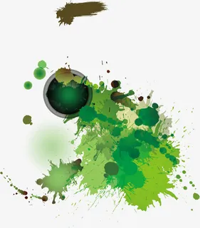 绿色喷绘背景矢量喷画