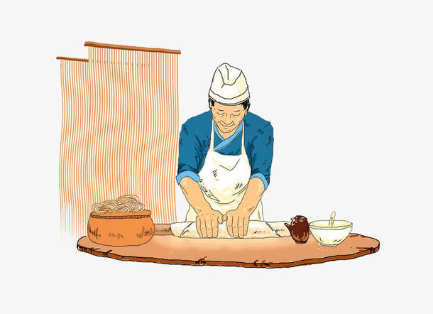 手擀挂面素材图片免抠