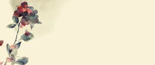 手绘古风花卉背景高清