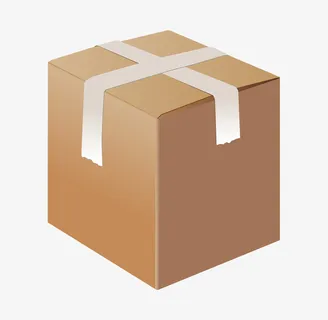 立体简约纸盒装饰广告设计免抠