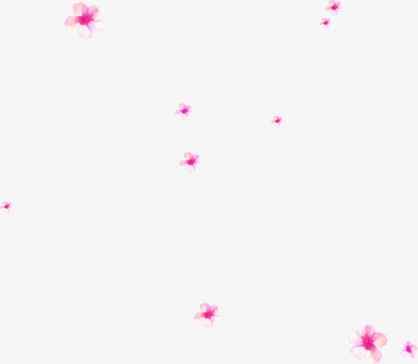 粉色花卉海报背景七夕情人节