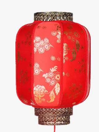 圆冬瓜仿羊皮灯笼免抠