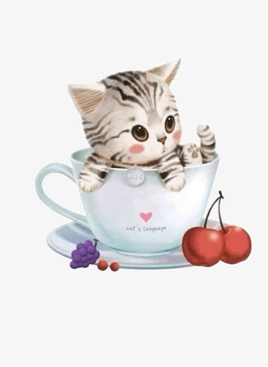 卡通萌猫免抠