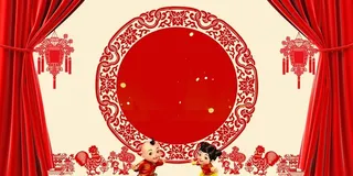 全家福鸡年新年海报高清