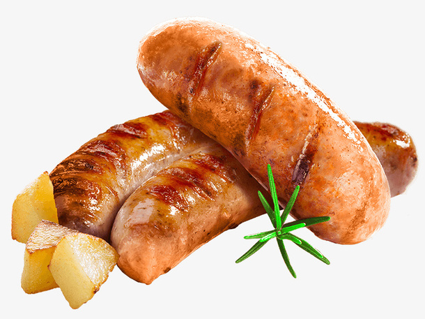 卡通烤香肠png免抠