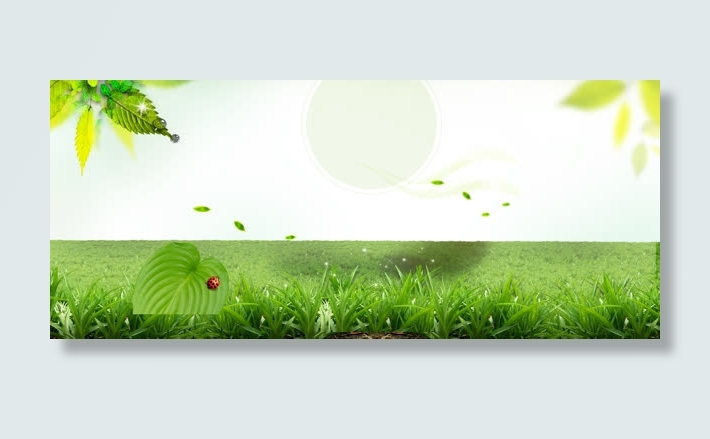 电商清新背景banner