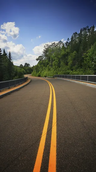 公路道路风景大气H5背景素材高清