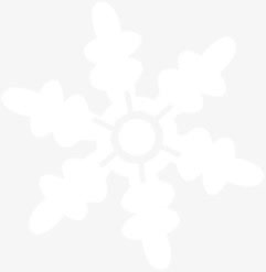 雪花主题羽绒服海报免抠