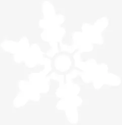 雪花主题羽绒服海报免抠