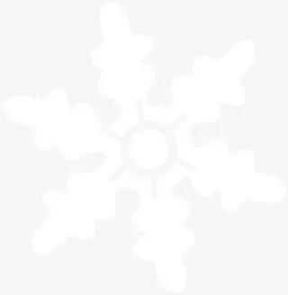 雪花主题羽绒服海报免抠