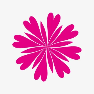 粉色花瓣装饰点缀花纹免抠