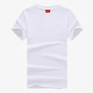 产品实物白色T恤免抠