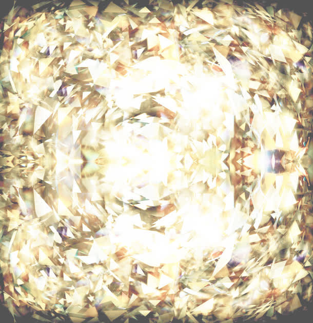 眩晕三角亮光水晶免抠