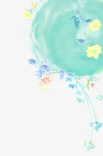 矢量蓝色圆圈多花边免抠